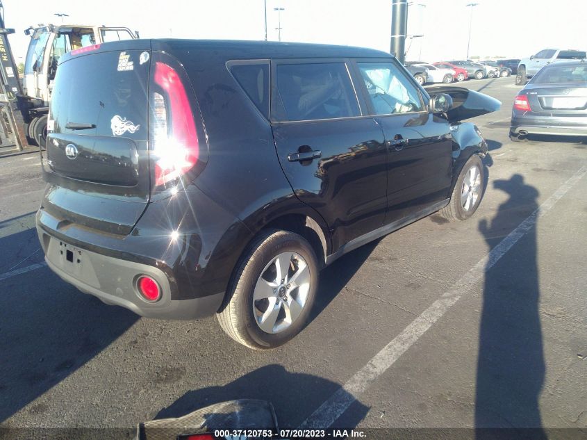 2018 KIA SOUL BASE - KNDJN2A28J7540139