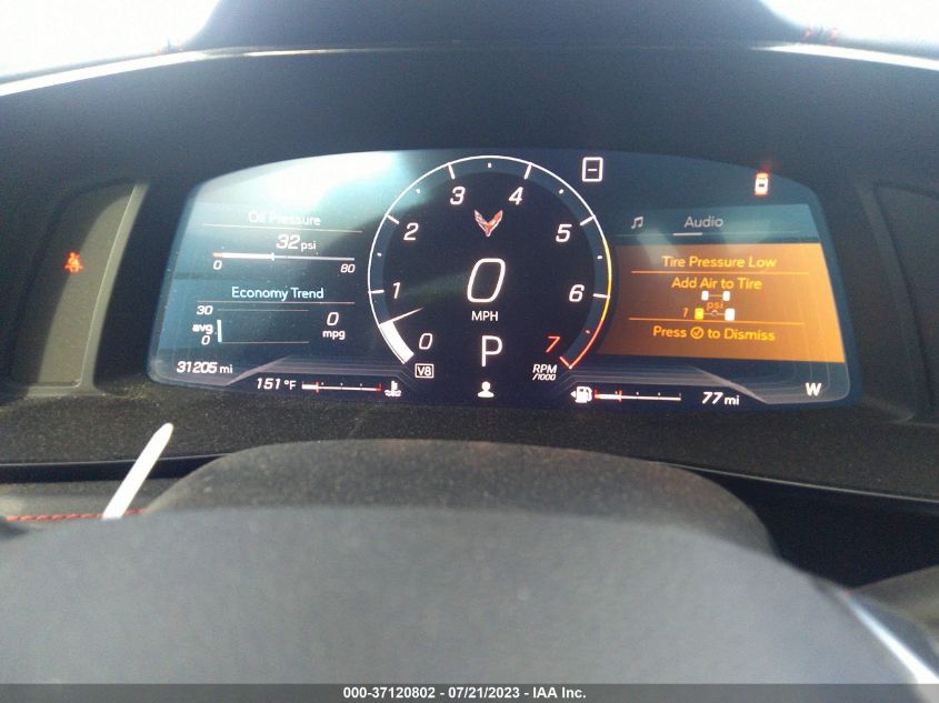 2020 CHEVROLET CORVETTE 2LT - 1G1Y72D45L5000597