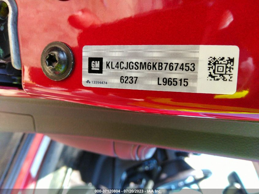 2019 BUICK ENCORE ESSENCE - KL4CJGSM6KB767453