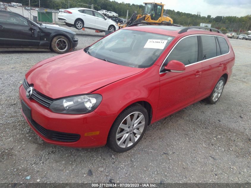 2013 VOLKSWAGEN JETTA SPORTWAGEN TDI W/SUNROOF & NAV - 3VWPL7AJXDM620599