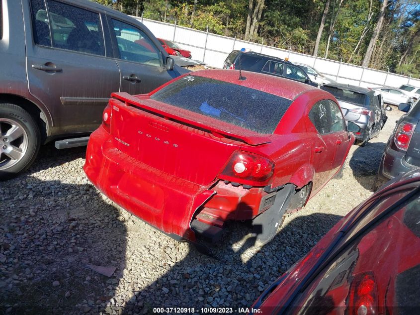 2014 DODGE AVENGER SE - 1C3CDZAB4EN188526