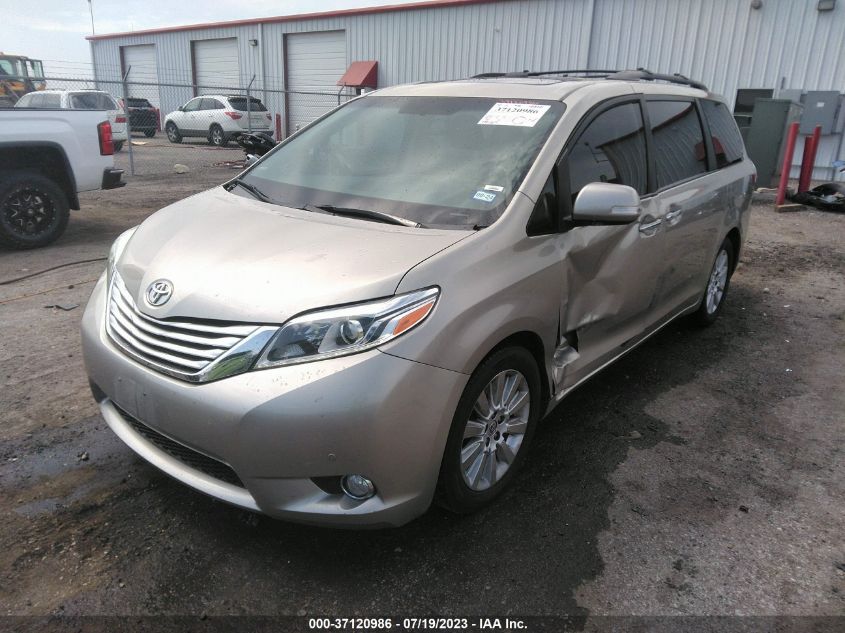 5TDYK3DC6GS738430 2016 TOYOTA SIENNA, photo no. 2