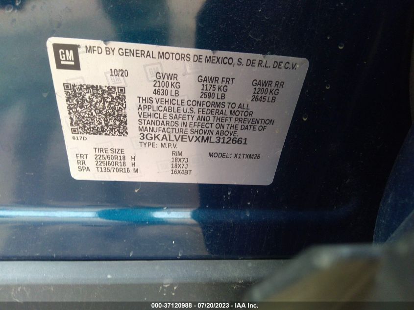 2021 GMC TERRAIN SLT - 3GKALVEVXML312661