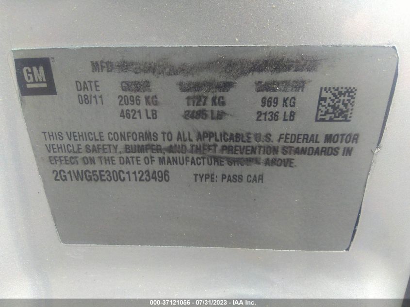 2014 CHEVROLET IMPALA LIMITED LT - 2G1WB5E32E1125428