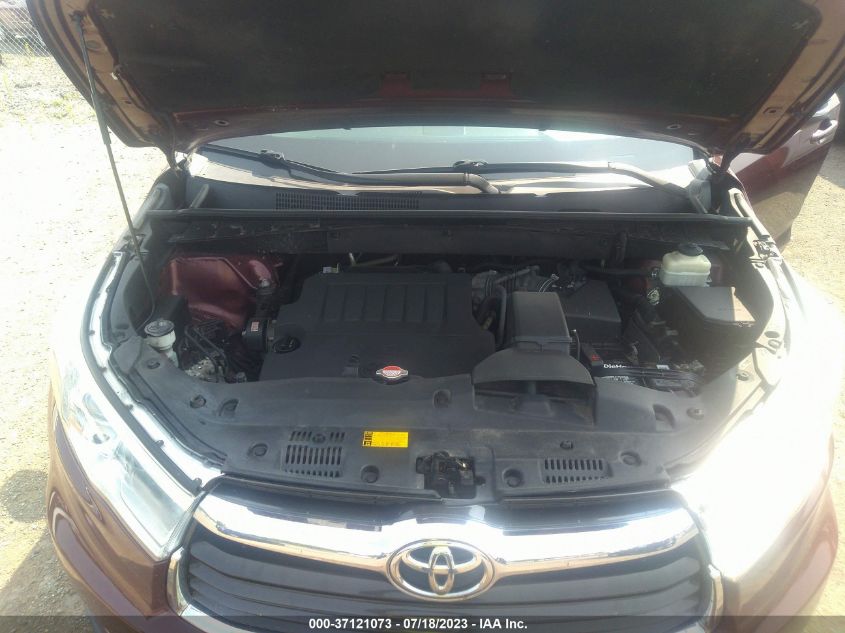 2015 TOYOTA HIGHLANDER LIMITED - 5TDYKRFH7FS120012