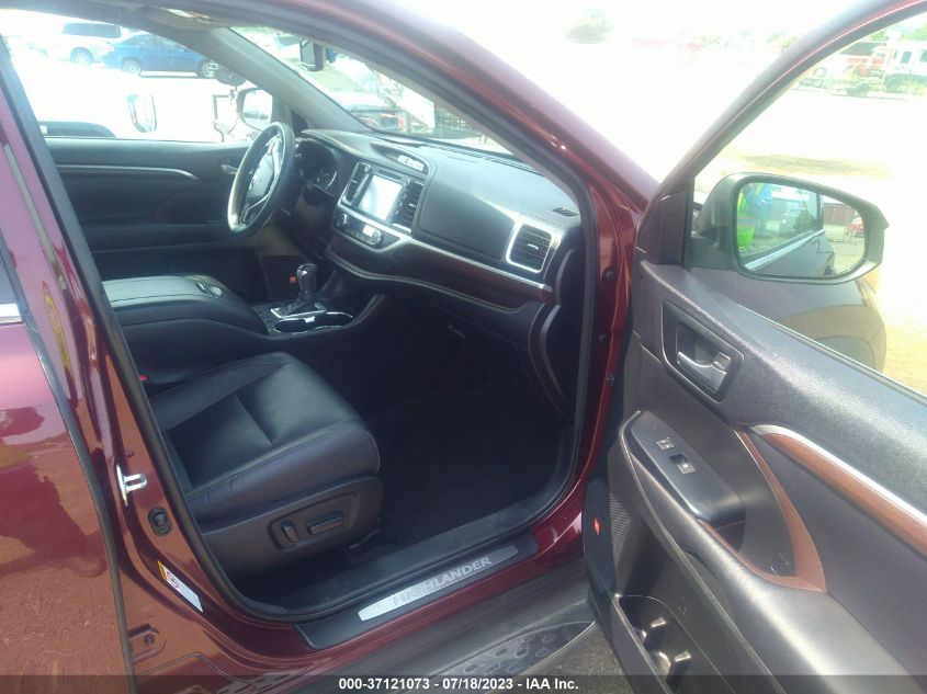 2015 TOYOTA HIGHLANDER LIMITED - 5TDYKRFH7FS120012