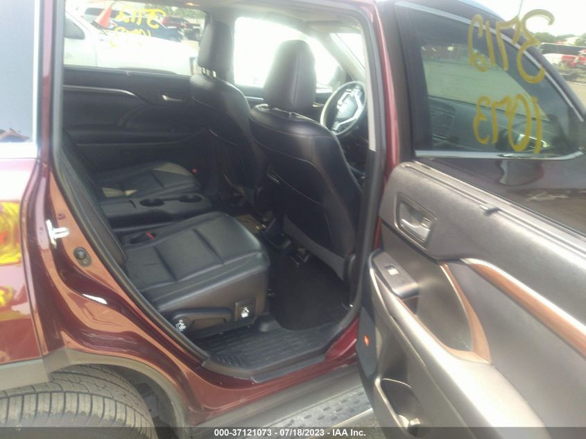 2015 TOYOTA HIGHLANDER LIMITED - 5TDYKRFH7FS120012