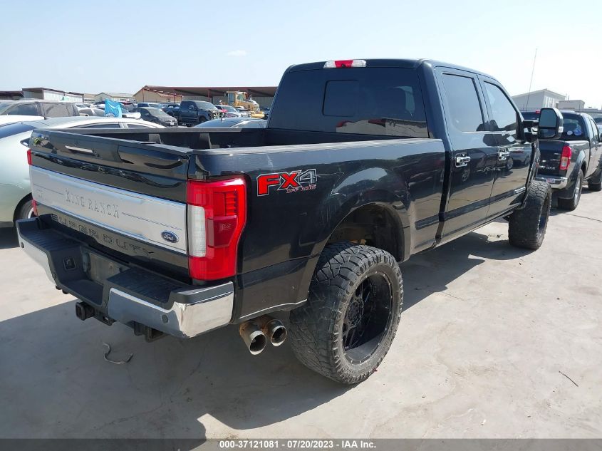 2019 FORD SUPER DUTY F-250 SRW XL/XLT/LARIAT - 1FT7W2BT4KEE10662