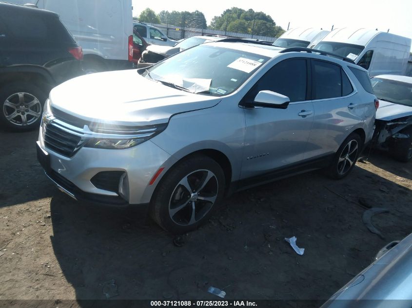2022 CHEVROLET EQUINOX LT - 3GNAXUEV5NL221106