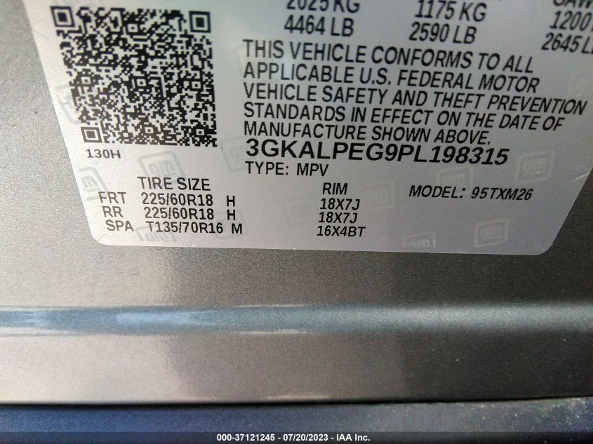 2023 GMC TERRAIN SLT - 3GKALPEG9PL198315
