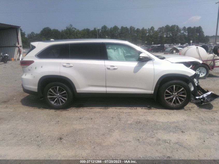 2019 TOYOTA HIGHLANDER XLE - 5TDJZRFH2KS619694