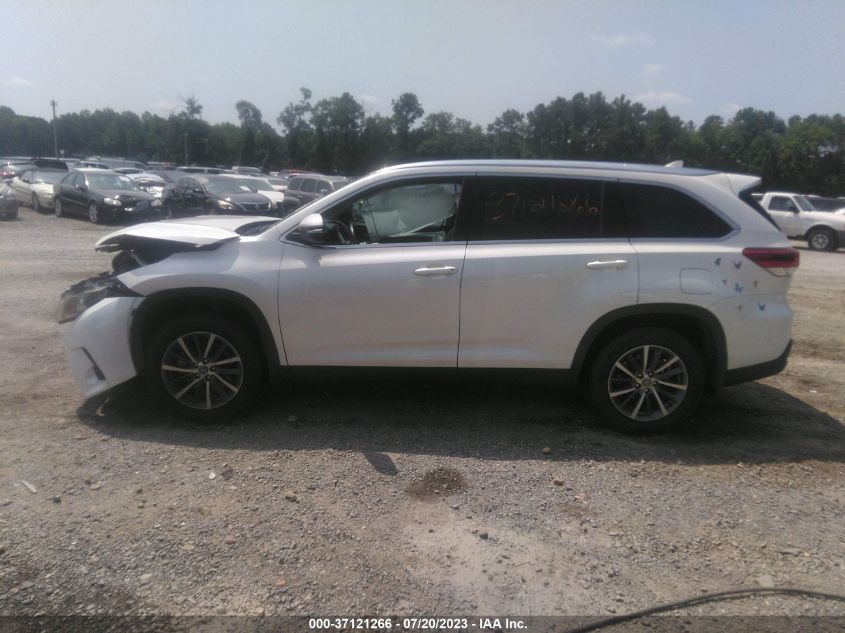 2019 TOYOTA HIGHLANDER XLE - 5TDJZRFH2KS619694