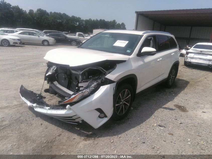 2019 TOYOTA HIGHLANDER XLE - 5TDJZRFH2KS619694