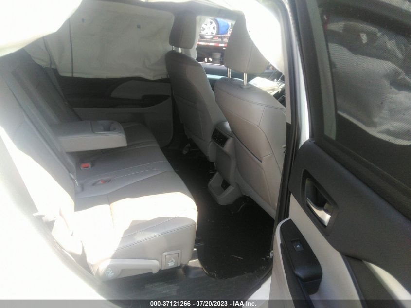 2019 TOYOTA HIGHLANDER XLE - 5TDJZRFH2KS619694