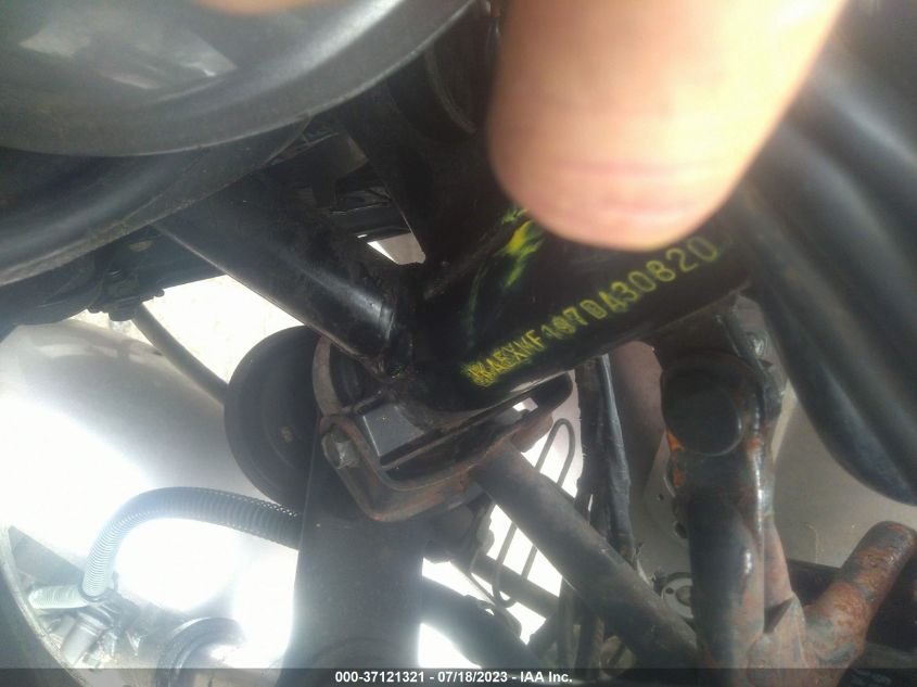 2007 KAWASAKI EX250 F - JKAEXMF197DA30820