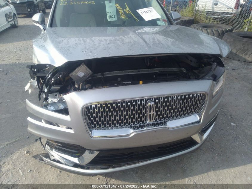 2020 LINCOLN NAUTILUS RESERVE - 2LMPJ6K95LBL25496