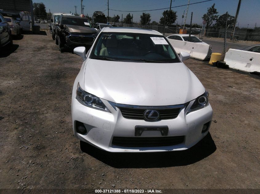 2013 LEXUS CT 200H HYBRID - JTHKD5BH7D2170457