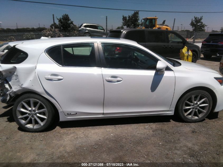 2013 LEXUS CT 200H HYBRID - JTHKD5BH7D2170457