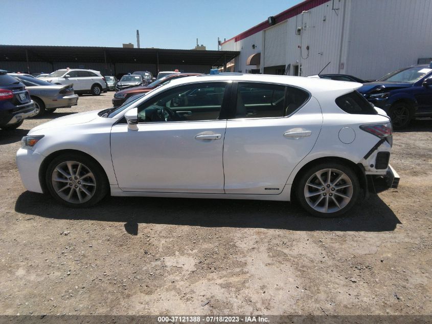 2013 LEXUS CT 200H HYBRID - JTHKD5BH7D2170457