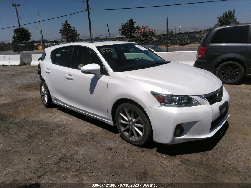 2013 LEXUS CT 200H HYBRID - JTHKD5BH7D2170457