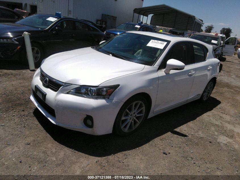 2013 LEXUS CT 200H HYBRID - JTHKD5BH7D2170457