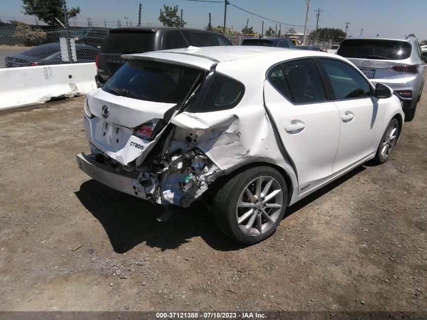 2013 LEXUS CT 200H HYBRID - JTHKD5BH7D2170457