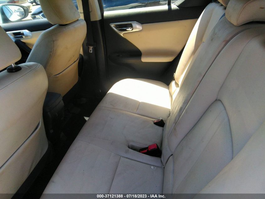 2013 LEXUS CT 200H HYBRID - JTHKD5BH7D2170457