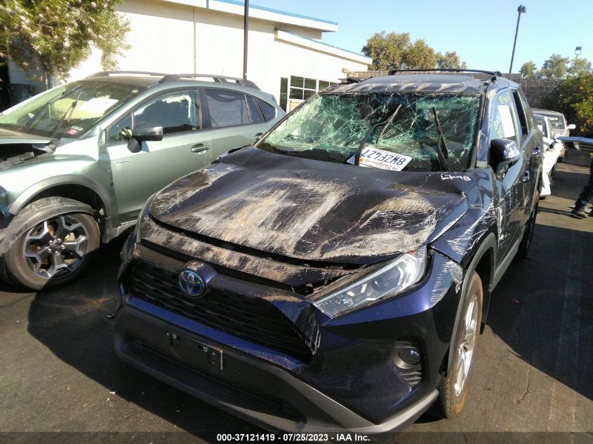 2021 TOYOTA RAV4 HYBRID XLE PREMIUM - 4T3B6RFV2MU042105
