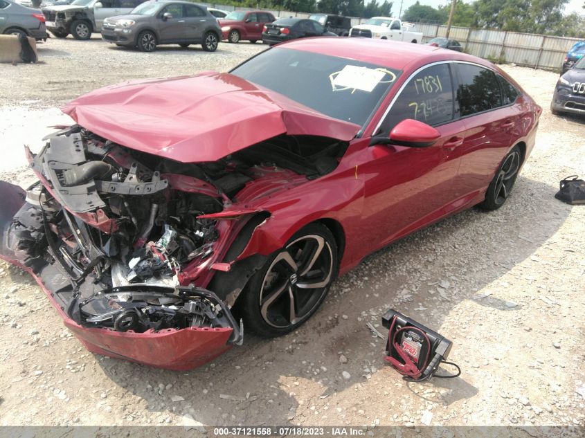 2020 HONDA ACCORD SEDAN SPORT - 1HGCV1F38LA109179