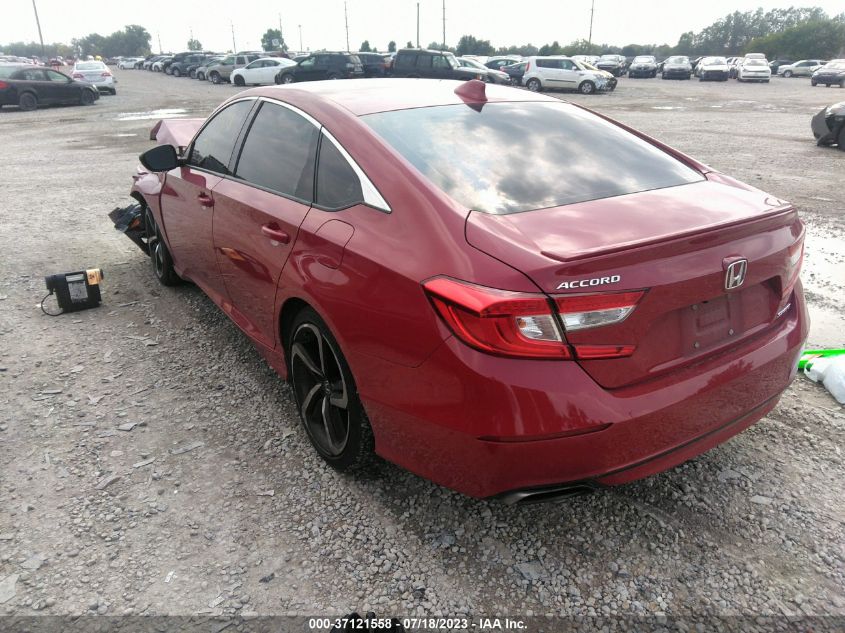 2020 HONDA ACCORD SEDAN SPORT - 1HGCV1F38LA109179