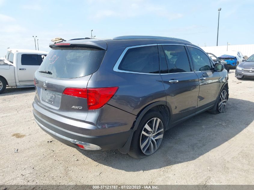 2017 HONDA PILOT ELITE - 5FNYF6H02HB094906