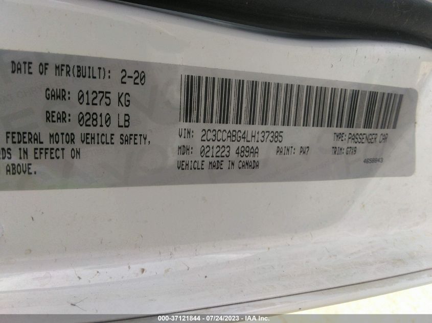 2020 CHRYSLER 300 300S - 2C3CCABG4LH137385
