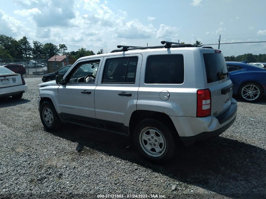 2013 JEEP PATRIOT SPORT - 1C4NJPBA2DD193820