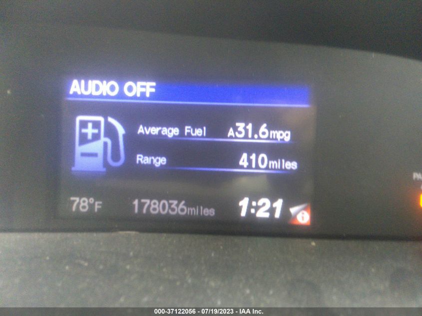 2013 HONDA CIVIC SDN LX - 2HGFB2F58DH554442