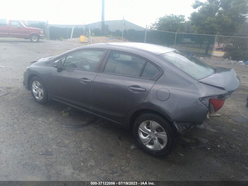 2013 HONDA CIVIC SDN LX - 2HGFB2F58DH554442