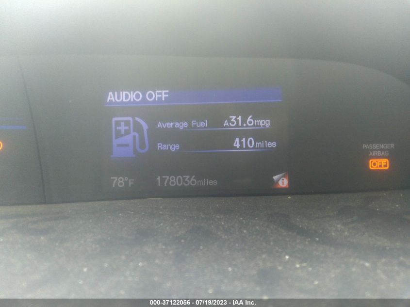 2013 HONDA CIVIC SDN LX - 2HGFB2F58DH554442