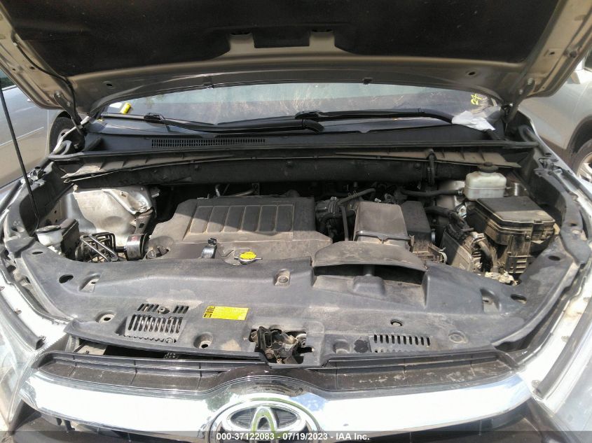 2015 TOYOTA HIGHLANDER XLE - 5TDJKRFH9FS159394