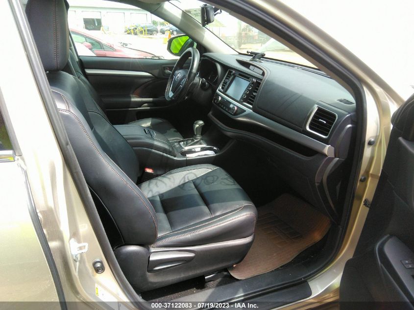 2015 TOYOTA HIGHLANDER XLE - 5TDJKRFH9FS159394