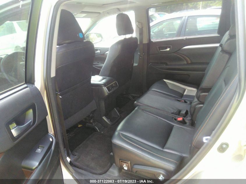 2015 TOYOTA HIGHLANDER XLE - 5TDJKRFH9FS159394