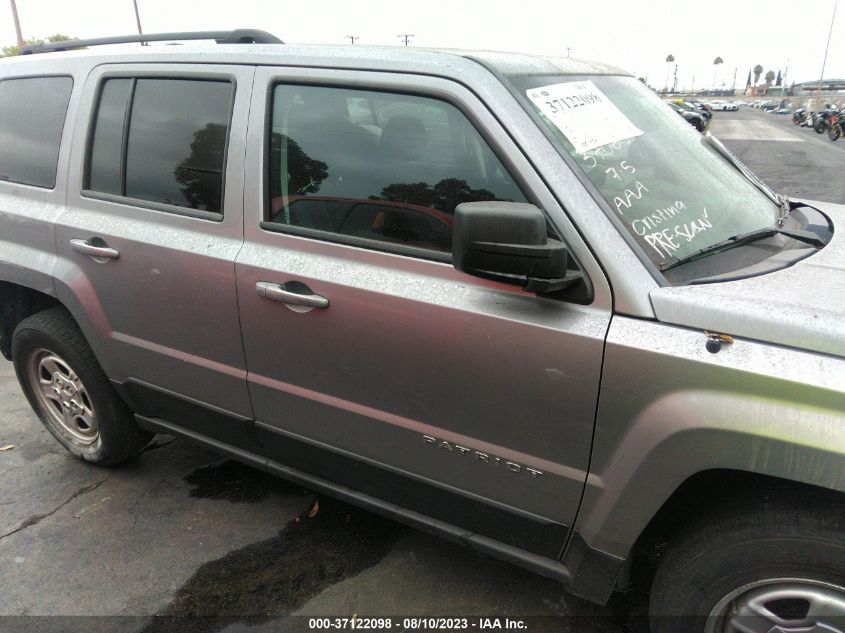 2016 JEEP PATRIOT SPORT - 1C4NJPBB2GD562902