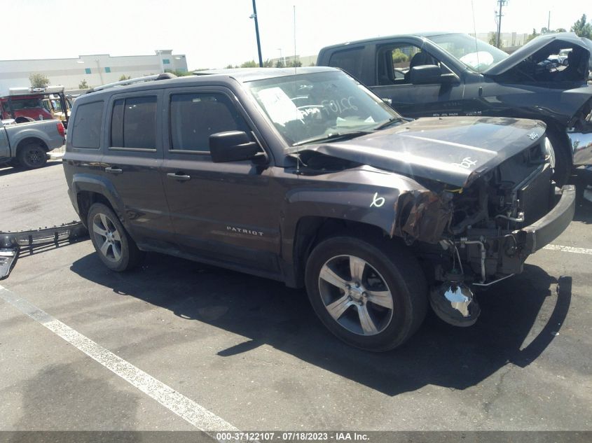 2017 JEEP PATRIOT HIGH ALTITUDE - 1C4NJPFA9HD166453