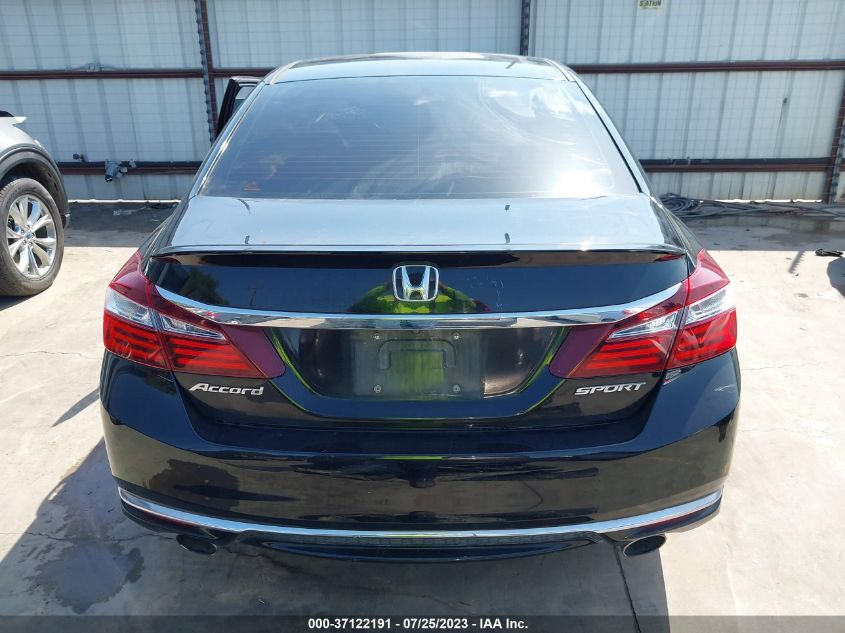 2016 HONDA ACCORD SEDAN SPORT - 1HGCR2F50GA019154