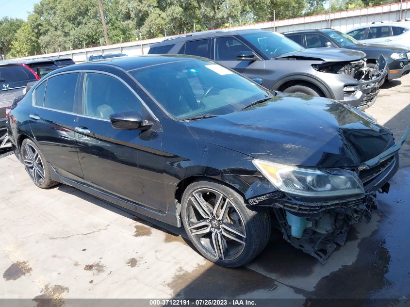 2016 HONDA ACCORD SEDAN SPORT - 1HGCR2F50GA019154