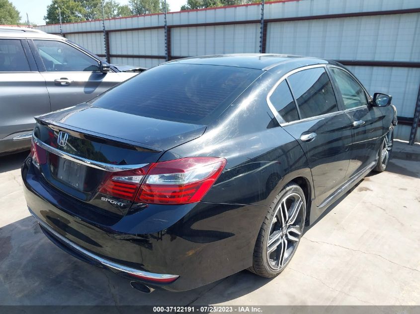 2016 HONDA ACCORD SEDAN SPORT - 1HGCR2F50GA019154
