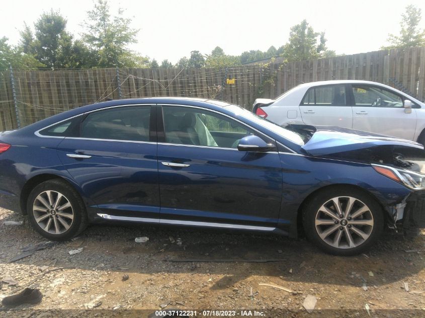 2016 HYUNDAI SONATA 2.4L LIMITED - 5NPE34AF5GH313047