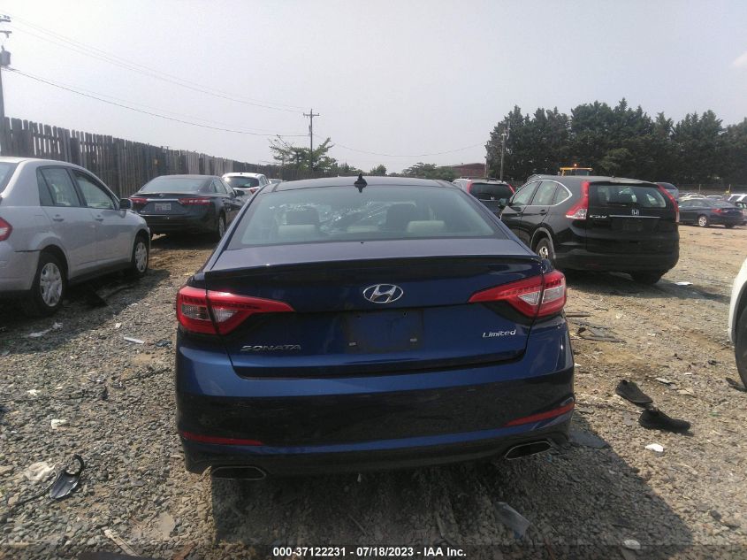 2016 HYUNDAI SONATA 2.4L LIMITED - 5NPE34AF5GH313047