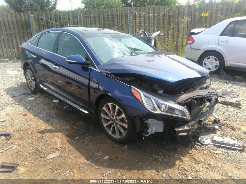 2016 HYUNDAI SONATA 2.4L LIMITED - 5NPE34AF5GH313047