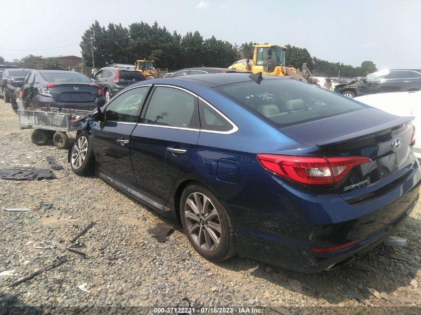 2016 HYUNDAI SONATA 2.4L LIMITED - 5NPE34AF5GH313047