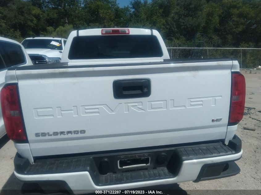 2021 CHEVROLET COLORADO 4WD LT - 1GCGTCEN2M1267328