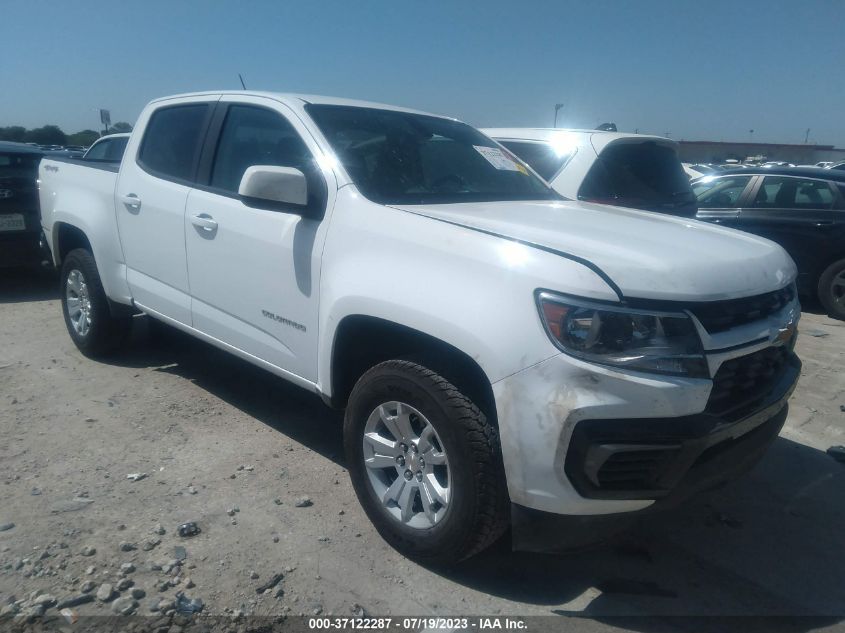 2021 CHEVROLET COLORADO 4WD LT - 1GCGTCEN2M1267328
